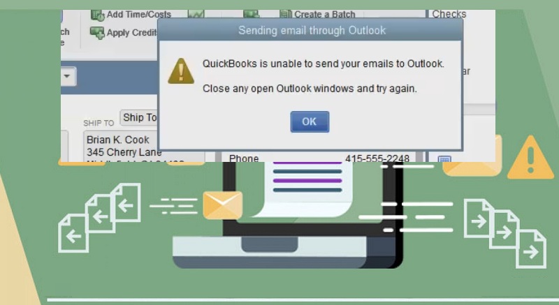 [Fixed] QuickBooks Is Unable To Send Your Emails To Outlook